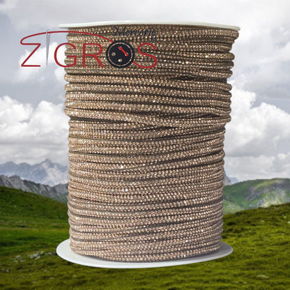 Tubolare Strass 4mm