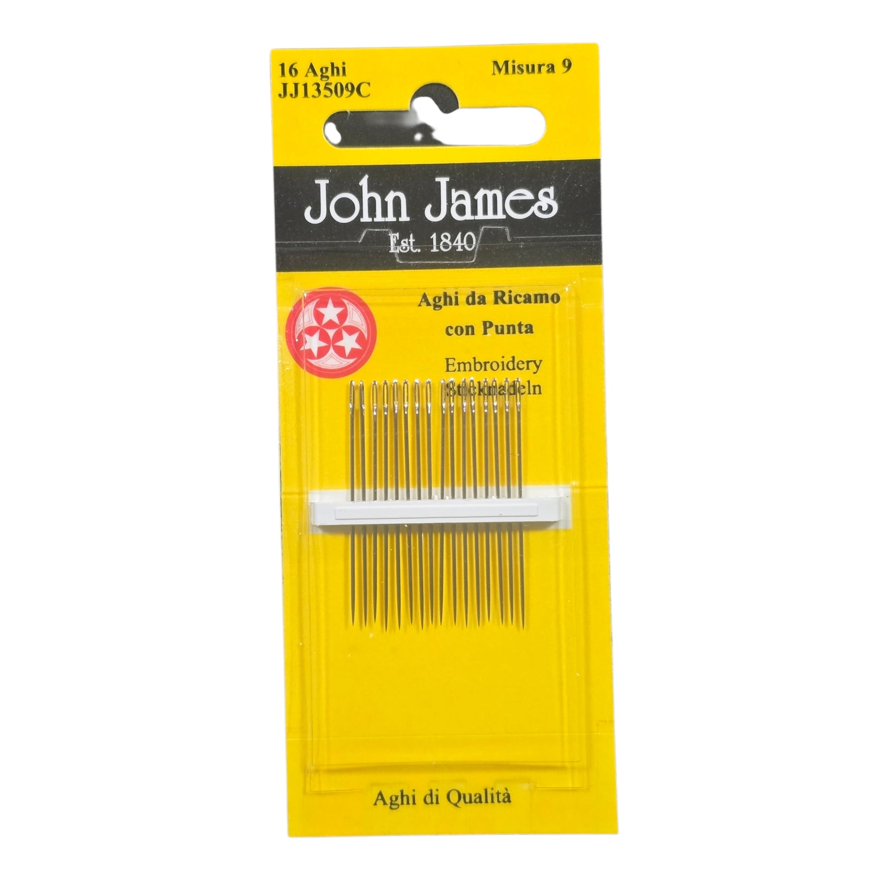 AGO CUCIRE A MANO DA RICAMO PUNTA JOHN JAMES