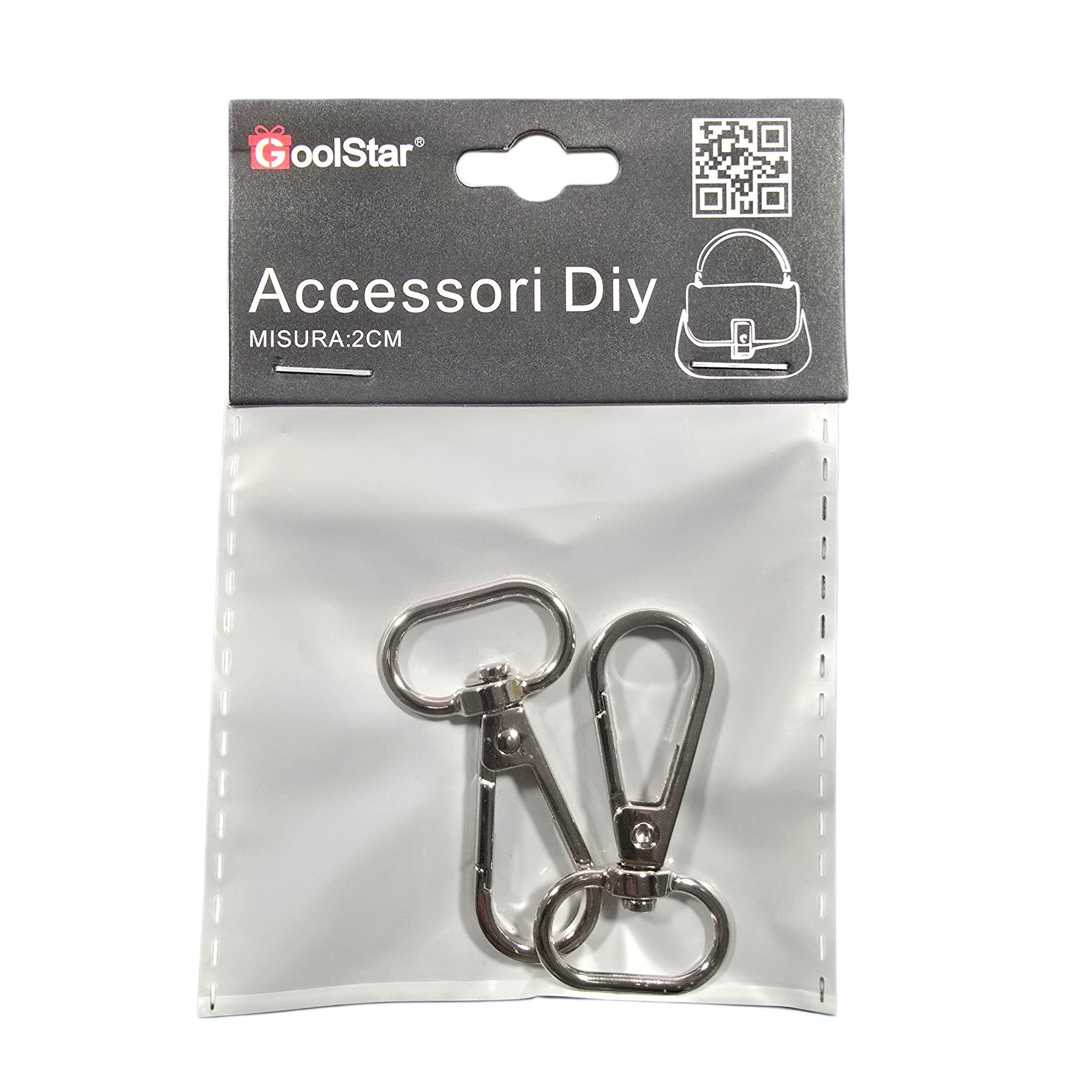 Moschettoni girevoli a 360°