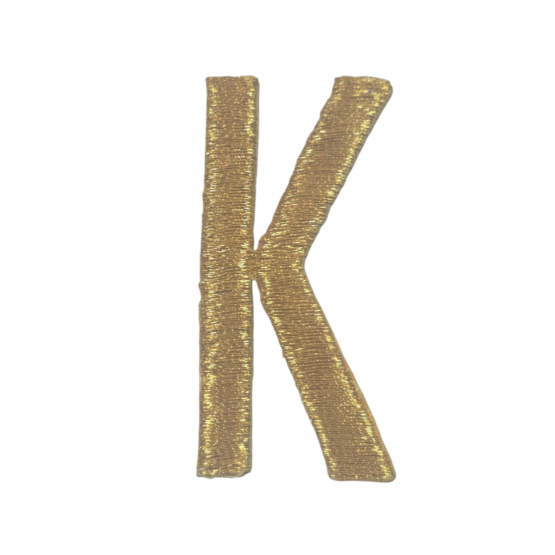 TERMOADESIVA LETTERE ALFAFETO MAIUSCILO LUREX h.5 cm