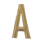 TERMOADESIVA LETTERE ALFAFETO MAIUSCILO LUREX h.5 cm