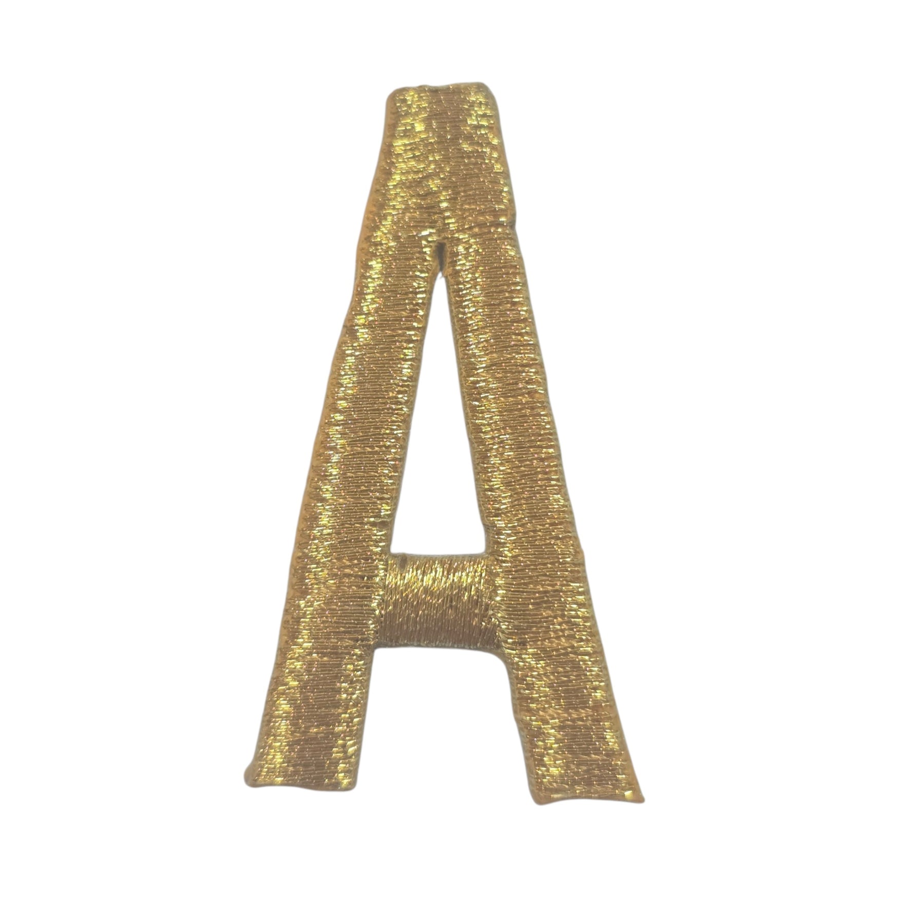 TERMOADESIVA LETTERE ALFAFETO MAIUSCILO LUREX h.5 cm