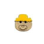 BOTTONI COCCO ORSO 15X15:MM