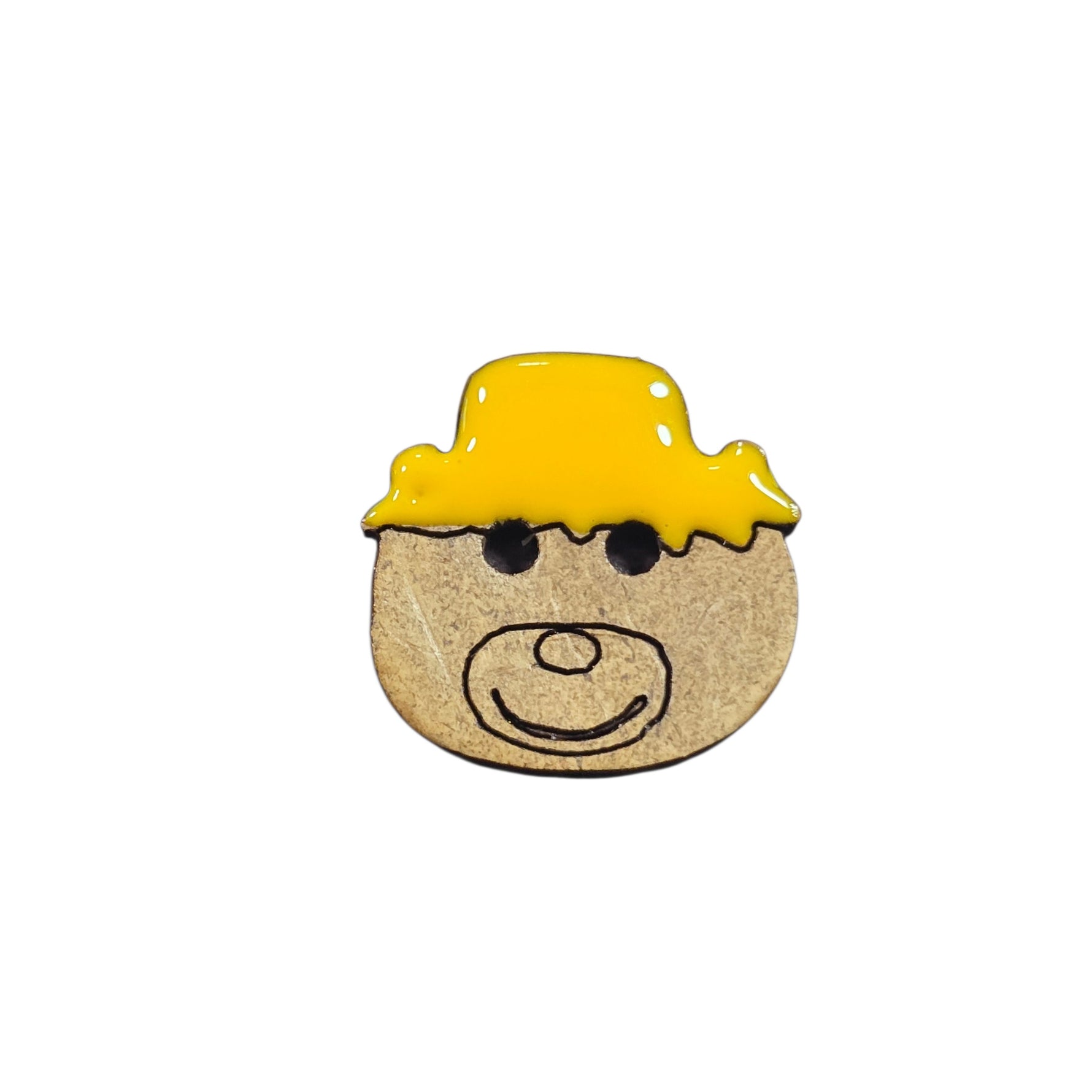 BOTTONI COCCO ORSO 15X15:MM