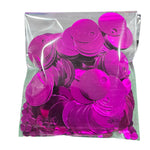 PAILLETTES 25 MM IN CONFEZIONI 50 GR.  PER LAVORI DI CUCITO, BORSE