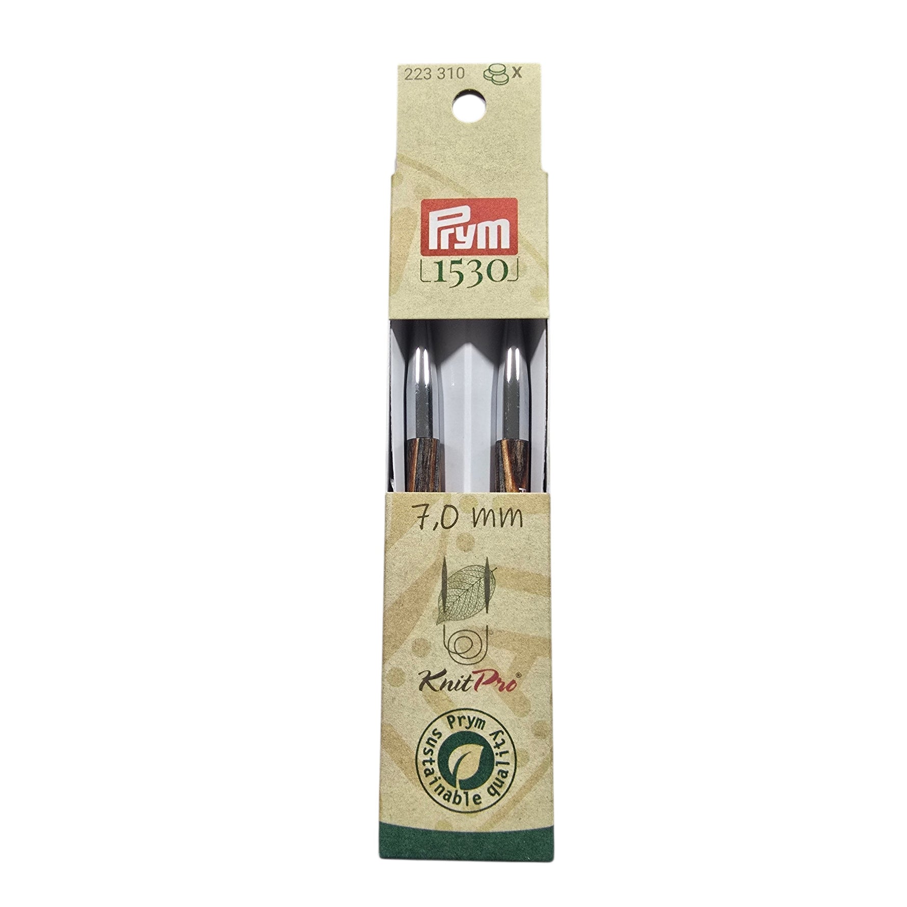 PUNTE DI FERRI MAGLIA LUNGHE NATURAL MULTICOL. 11,6 CM,