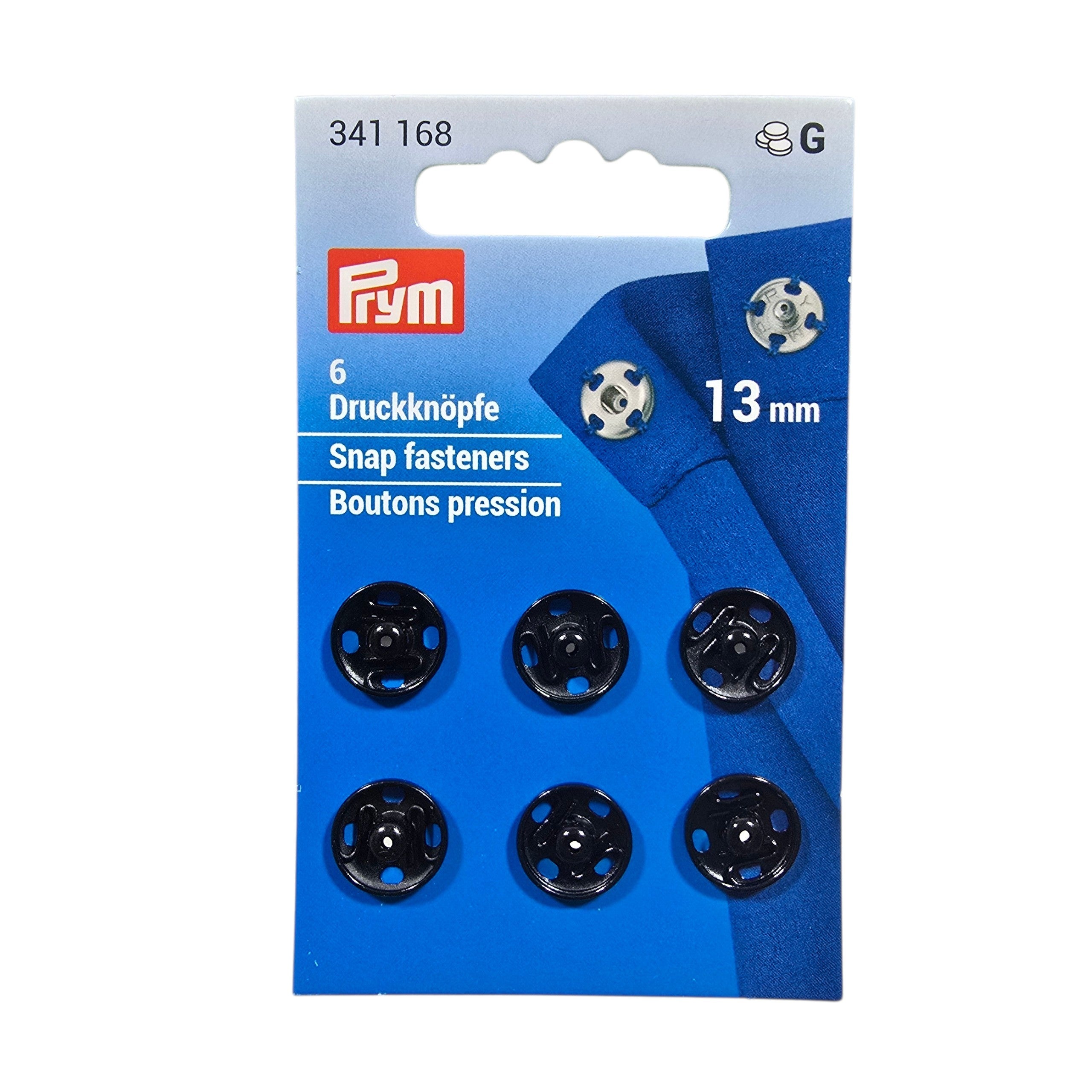 PRYM – BOTTONI AUTOMATICI DA CUCIRE OTTONE Ø 13 MM