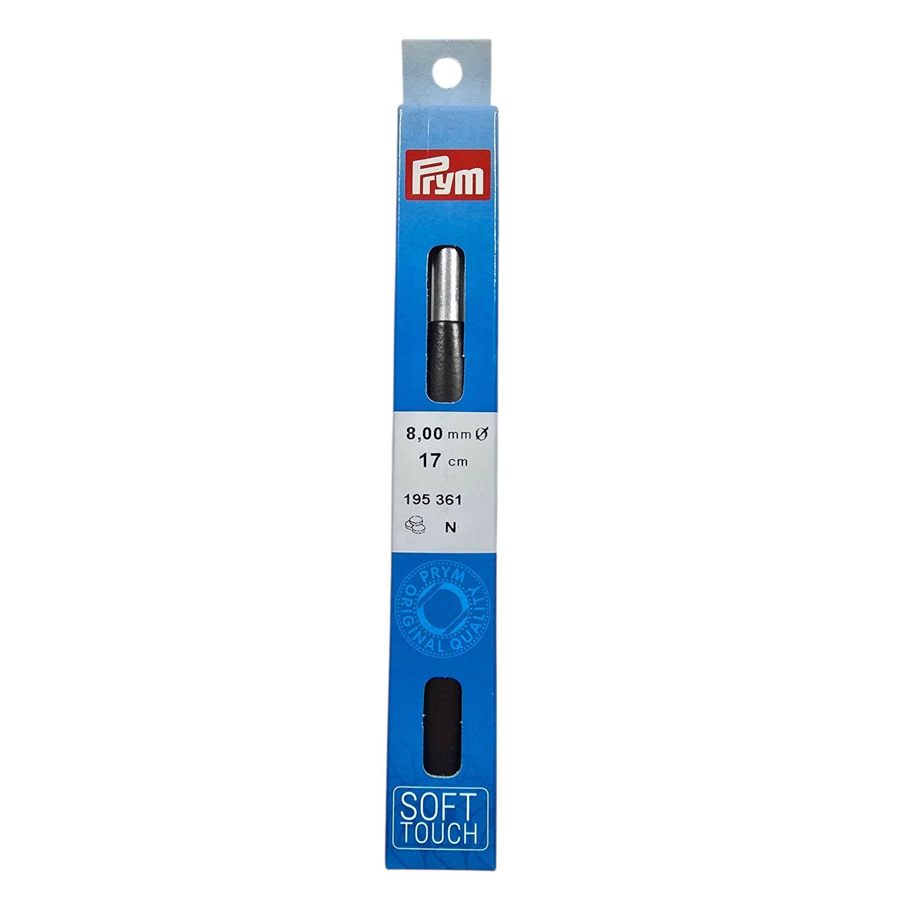 PRYM UNCINETTO LANA MANICO MORBI. ALLU ARGENTO 17 CM