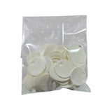PAILLETTES 25 MM IN CONFEZIONI 50 GR.  PER LAVORI DI CUCITO, BORSE