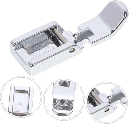 Piedino Zip Stretto in Metallo Resistente per Macchine da Cucire Domestiche Compatibile Brother Singer Babylock Semplice e Pratico per Cerniere...