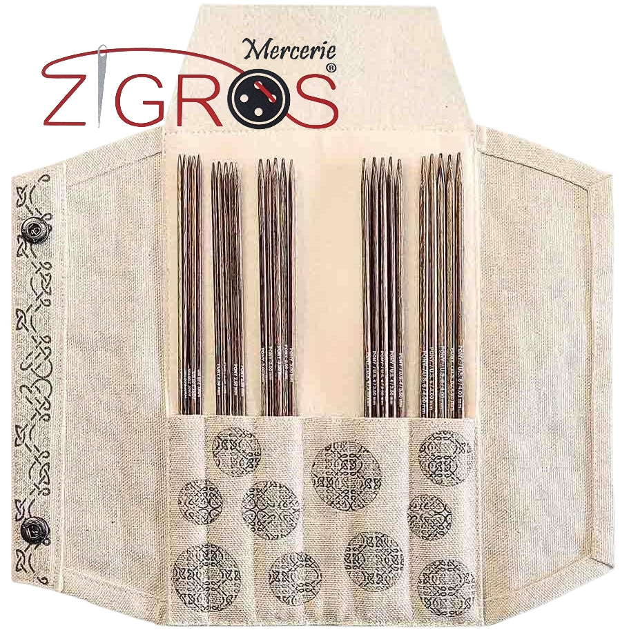 Pony Belle Perfect Set di Ferri per Calze 20 cm 2.00-4.00 mm