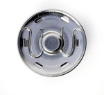 PRYM 341260 BOTTONI AUTOMATICI OTTONE 30 MM ARGENTO