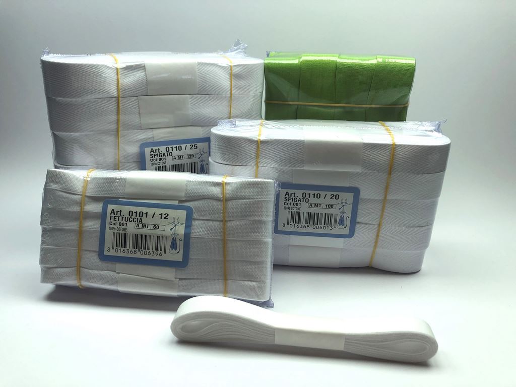 Fettuccia 100%Cotone Metri 10