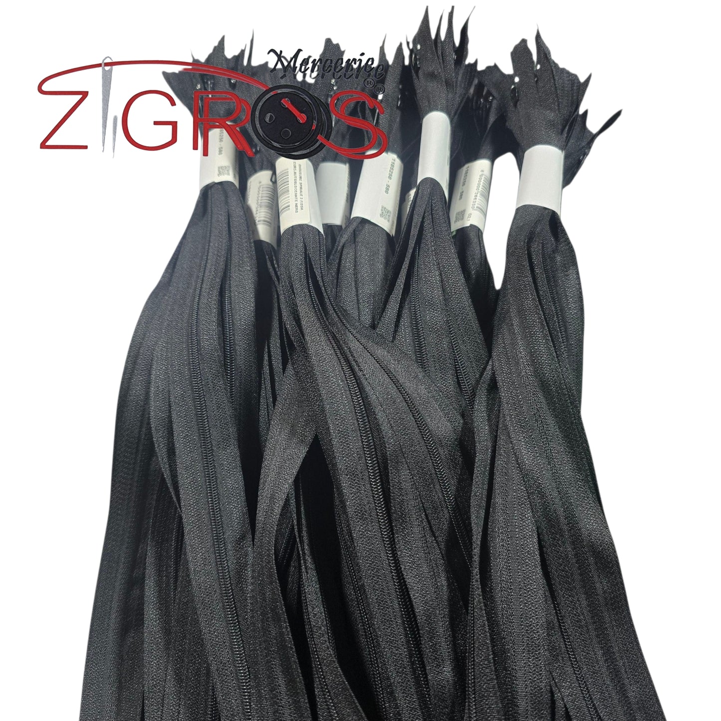 Cerniere Lampo Fissa 40cm 10pz