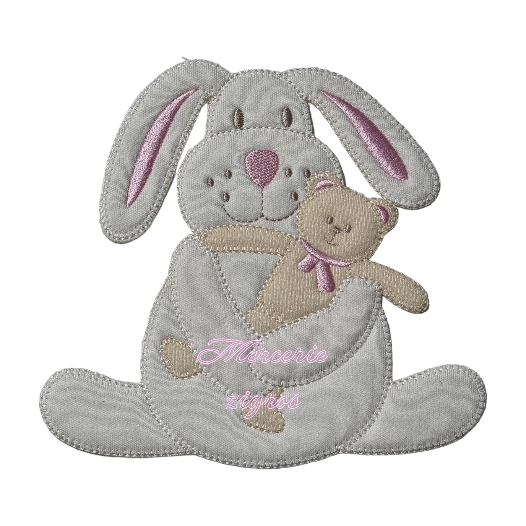 Appl.Baby Coniglio 16x13 cm