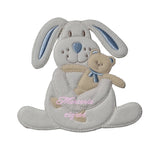 Appl.Baby Coniglio 16x13 cm