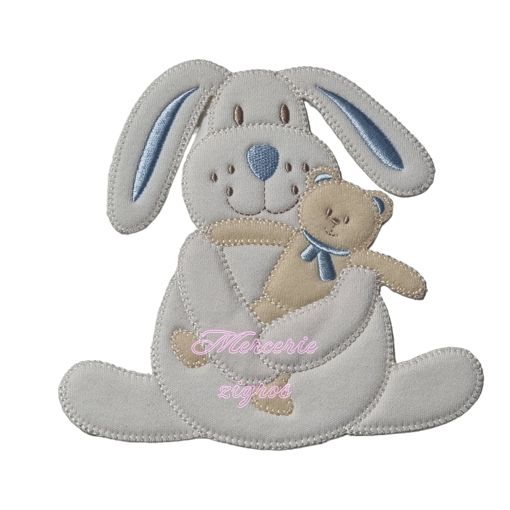 Appl.Baby Coniglio 16x13 cm