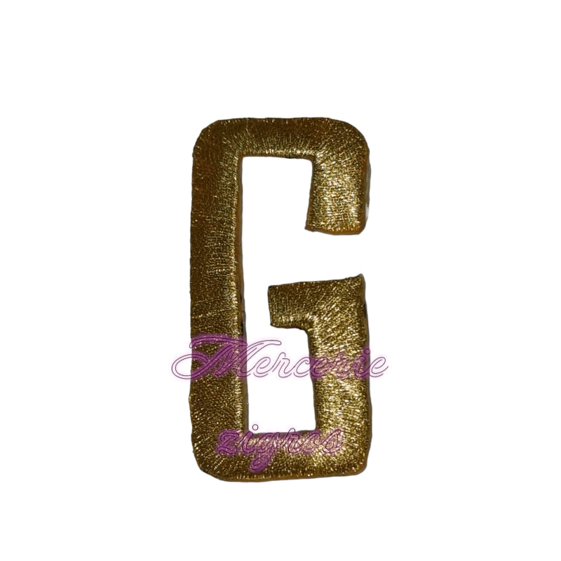 Lettere Alfabeto in Lurex h.5 cm