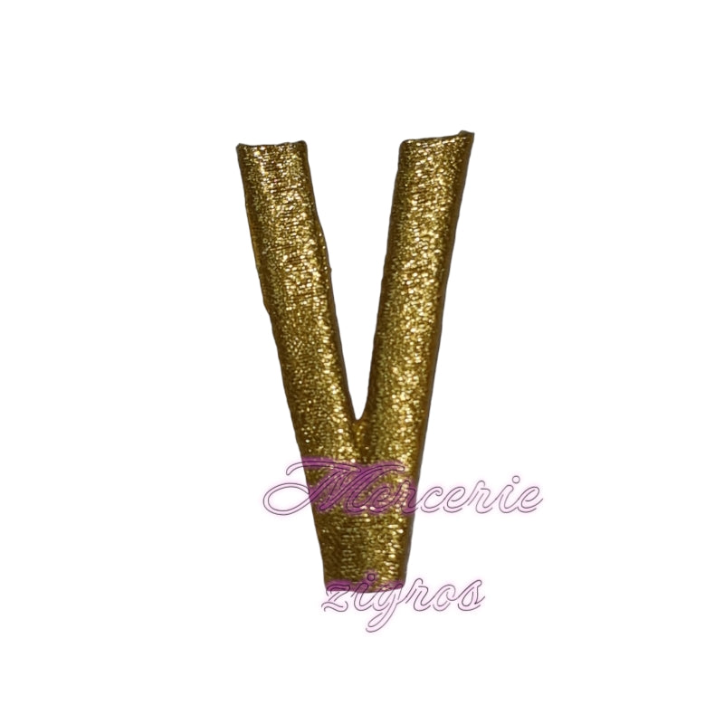 Lettere Alfabeto in Lurex h.5 cm