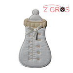 Biberon Applicazione Baby Ricamata 18X10