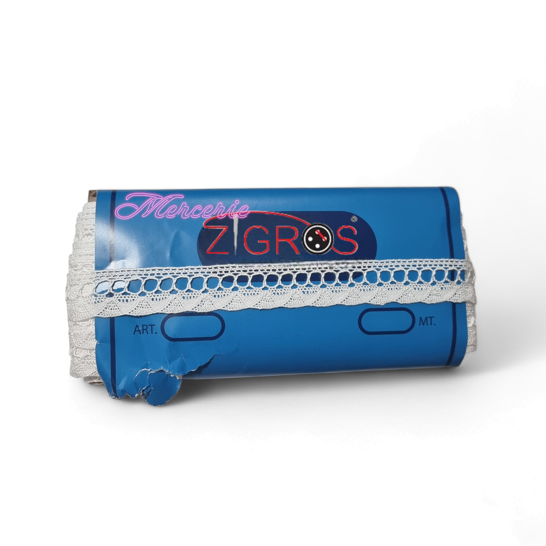 Merletto in cotone di alta qualità,