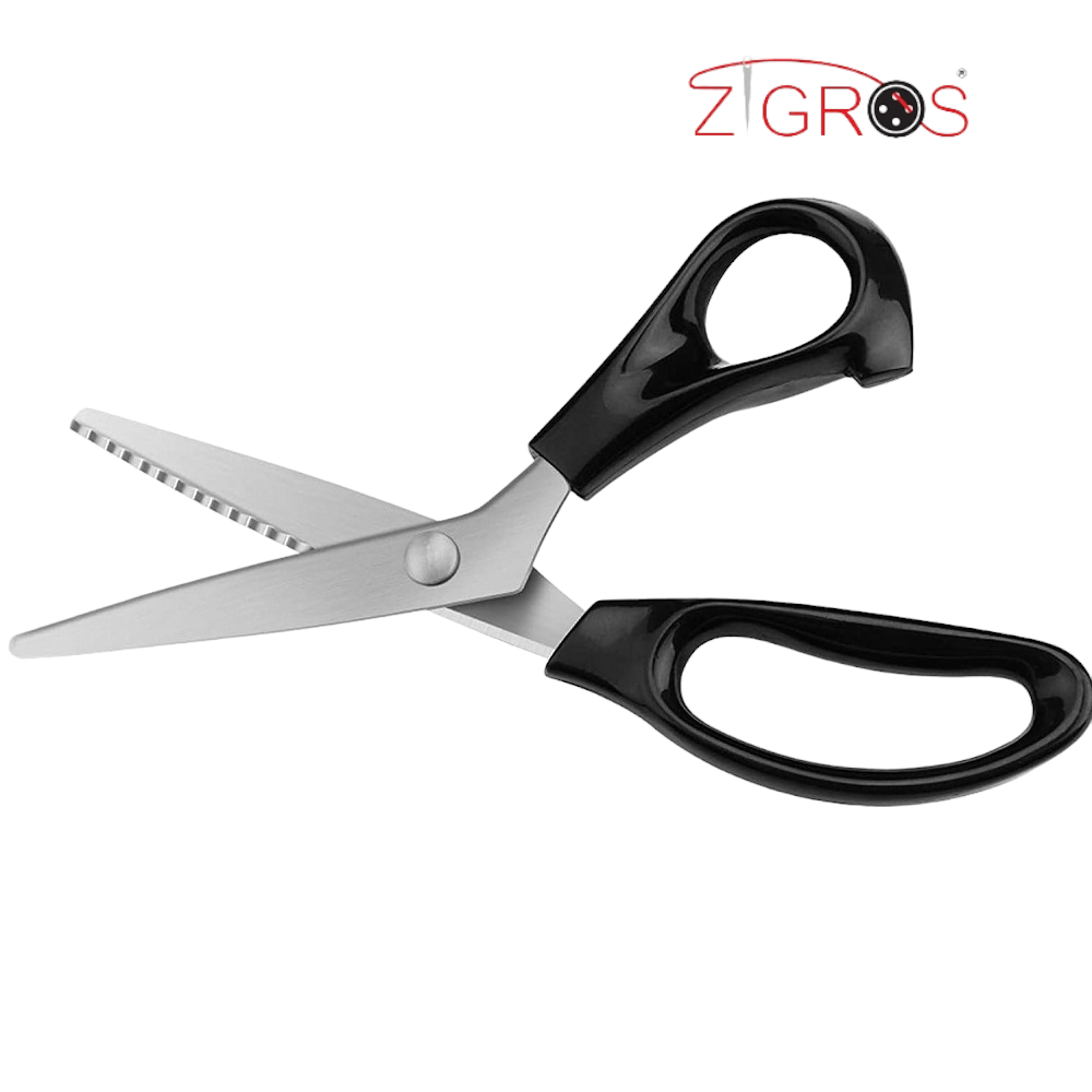 Forbici per tessuto a zigzag, 20,0 cm, professionali,