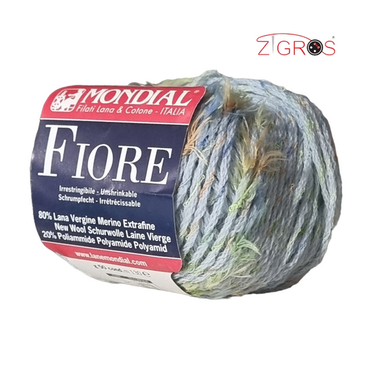 Fiore 80% Lana Vergine Merino 20% Poliammide pacco 500 grammi