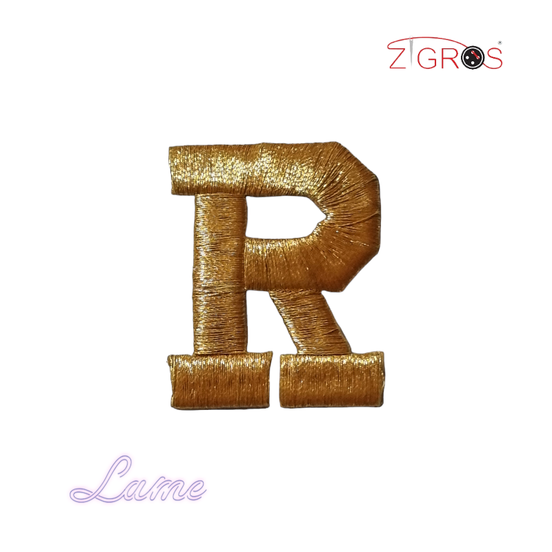 Lettere Alfabeto in Lurex h.5 cm