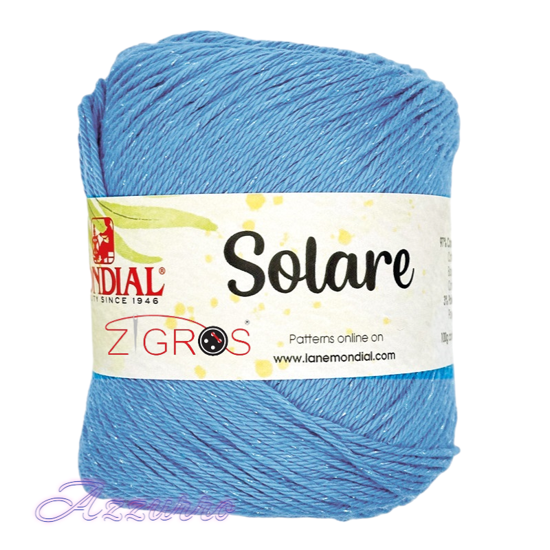 Solare 97% Cotone Egitto 3% Poliestere Met.