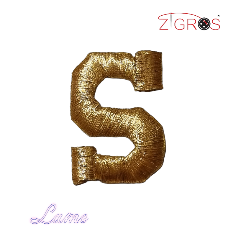 Lettere Alfabeto in Lurex h.5 cm