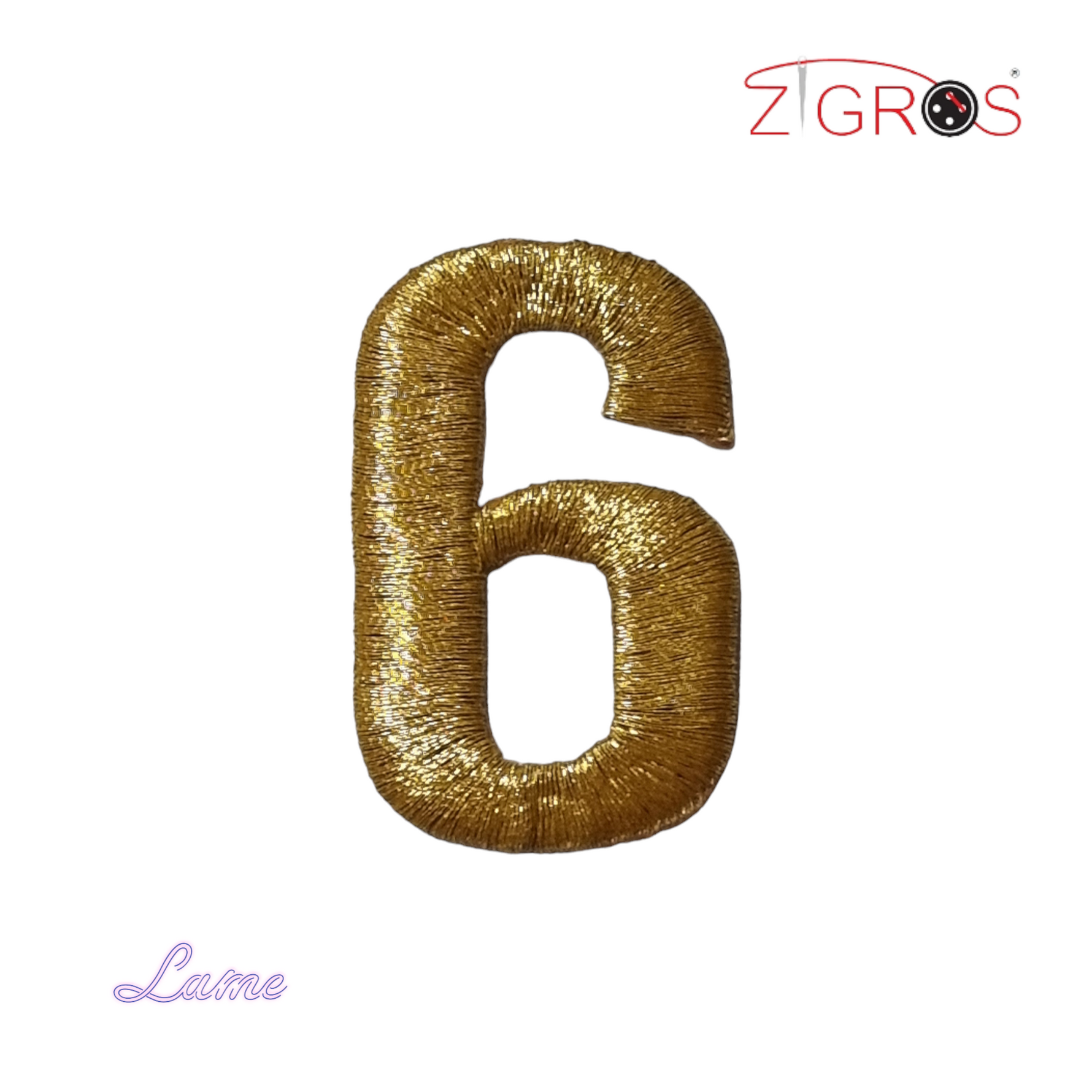 Lettere Alfabeto in Lurex h.5 cm