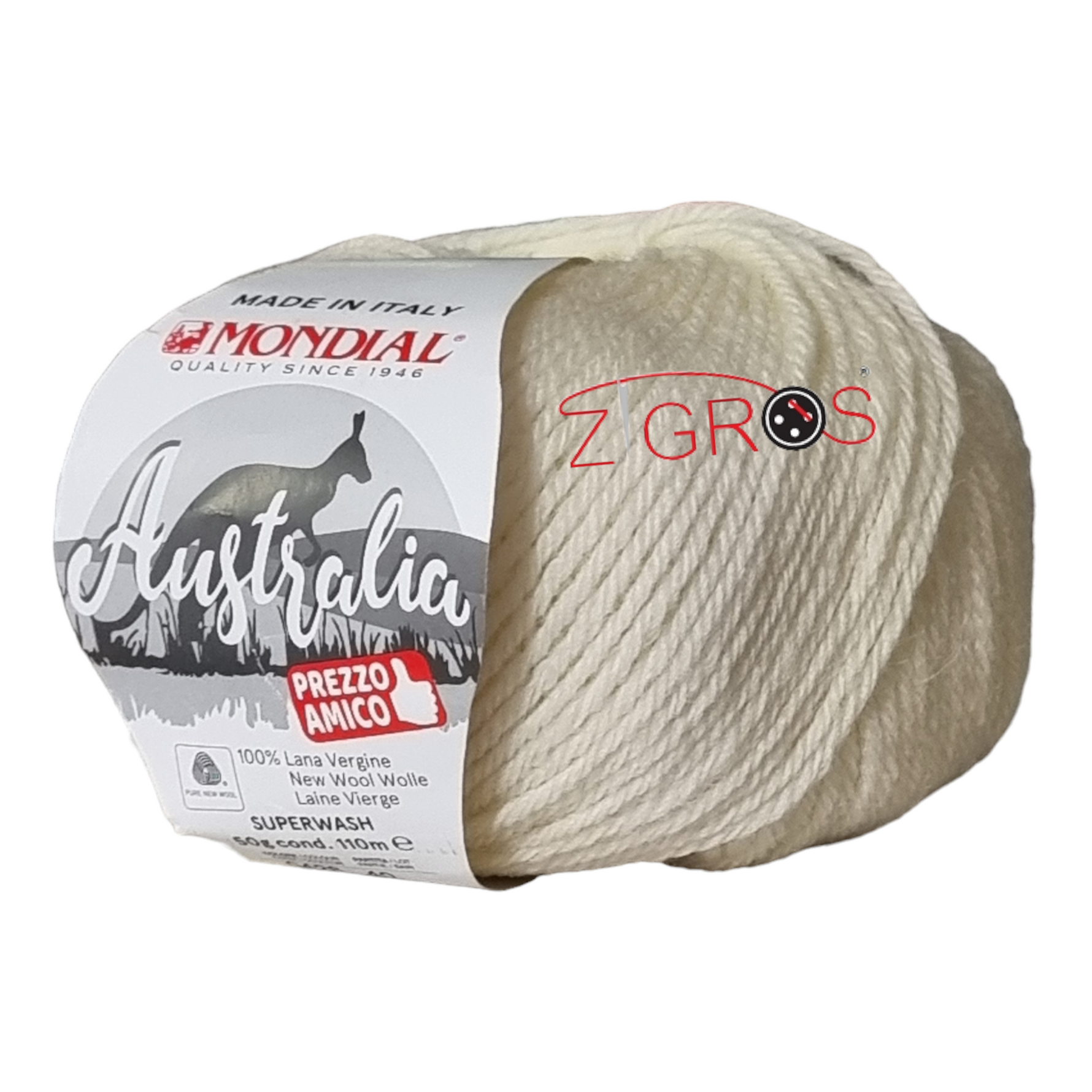 Australia 100% Lana Vergine