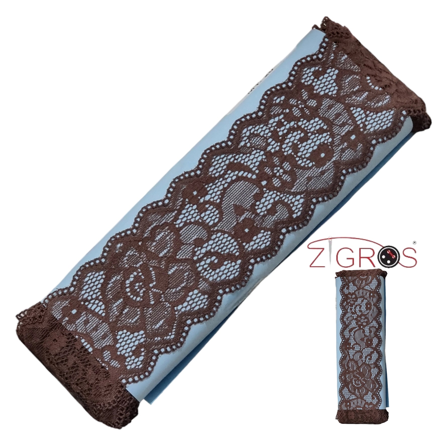 Pizzo Elasticizzato Con Motivo Floreale