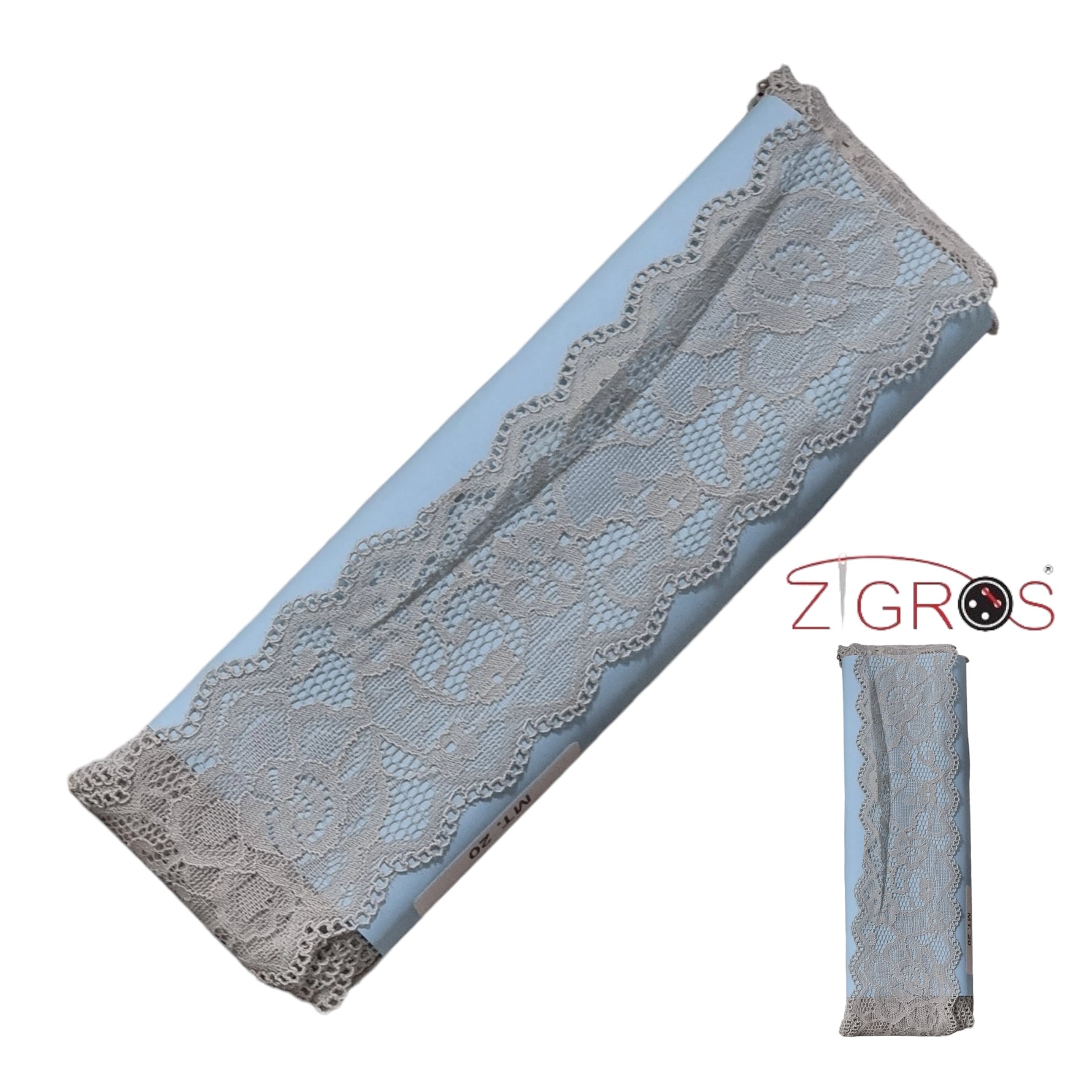 Pizzo Elasticizzato Con Motivo Floreale