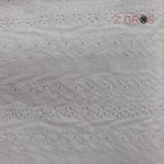 Tessuto stoffa pizzo sangallo 100% cot ricamato ...