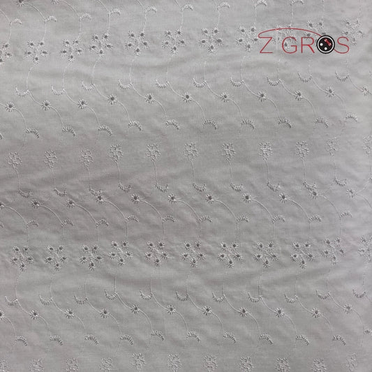 Tessuto stoffa pizzo sangallo 100% cot ricamato ...