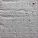 Tessuto stoffa pizzo sangallo 100% cot ricamato ...