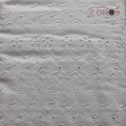 Tessuto stoffa pizzo sangallo 100% cot ricamato ...