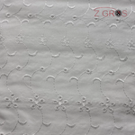 Tessuto stoffa pizzo sangallo 100% cot ricamato ...
