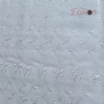 Tessuto stoffa pizzo sangallo 100% cot ricamato ...