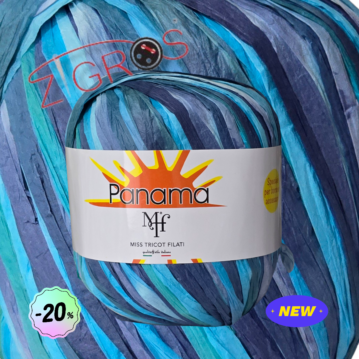 Rafia Panama Paglia Di Grano 50g 100m