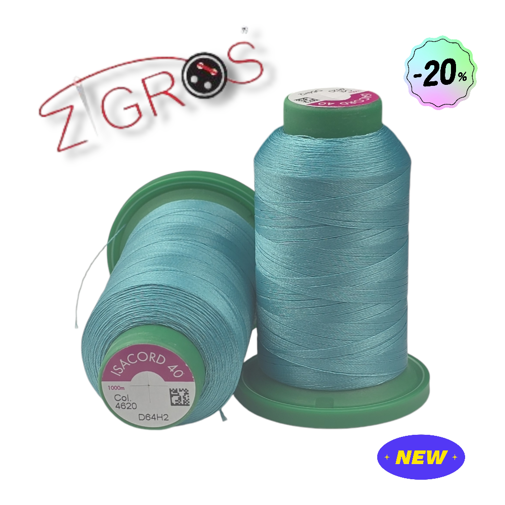 Cono di filo da ricamo Isacord n. 40-1000 m