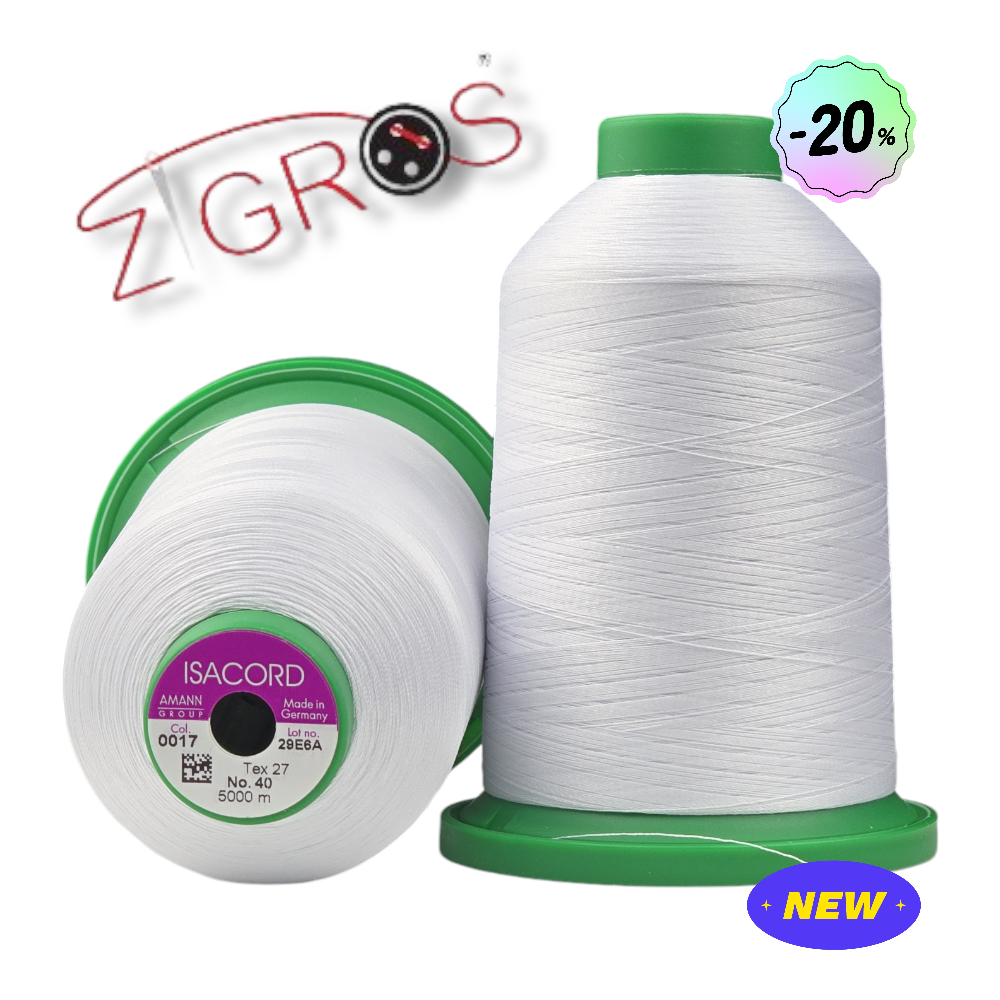 FILO DA RICAMO ISACORD 5000mt.