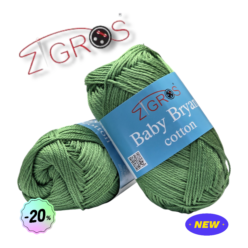 Cotone-Baby-Bryan 100% cotone 50gr 125mt