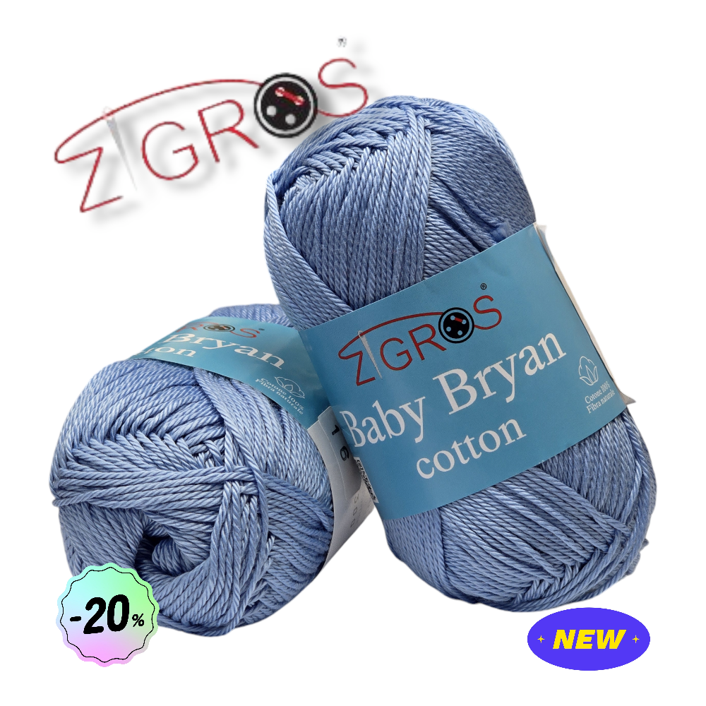 Cotone-Baby-Bryan 100% cotone 50gr 125mt