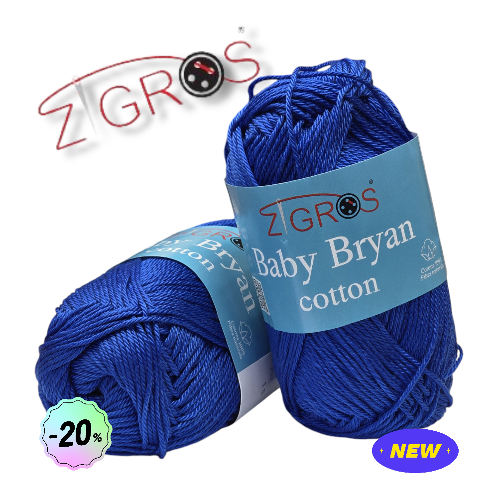 Cotone-Baby-Bryan 100% cotone 50gr 125mt