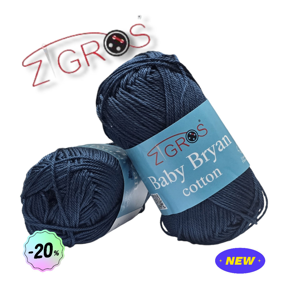 Cotone-Baby-Bryan 100% cotone 50gr 125mt