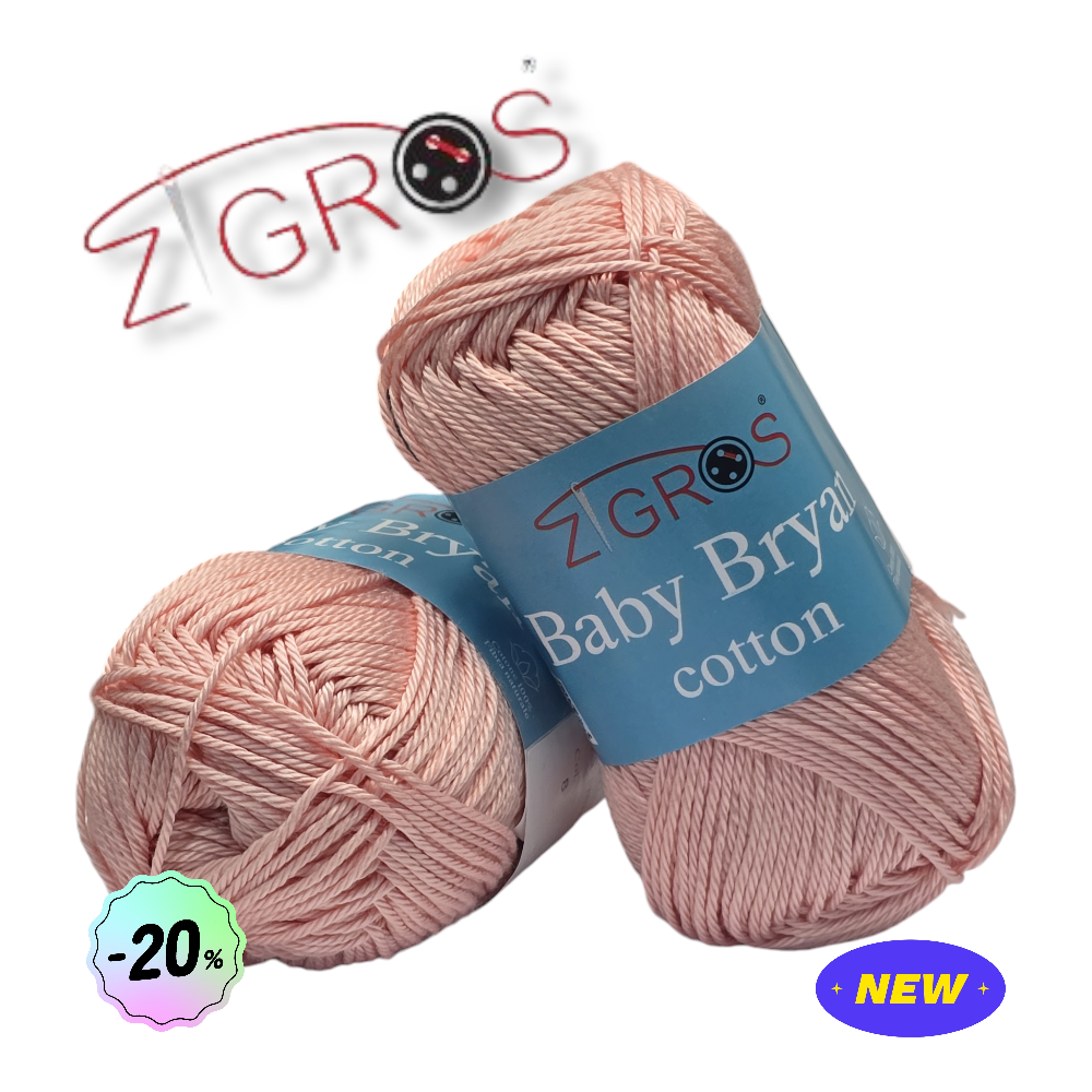 Cotone-Baby-Bryan 100% cotone 50gr 125mt