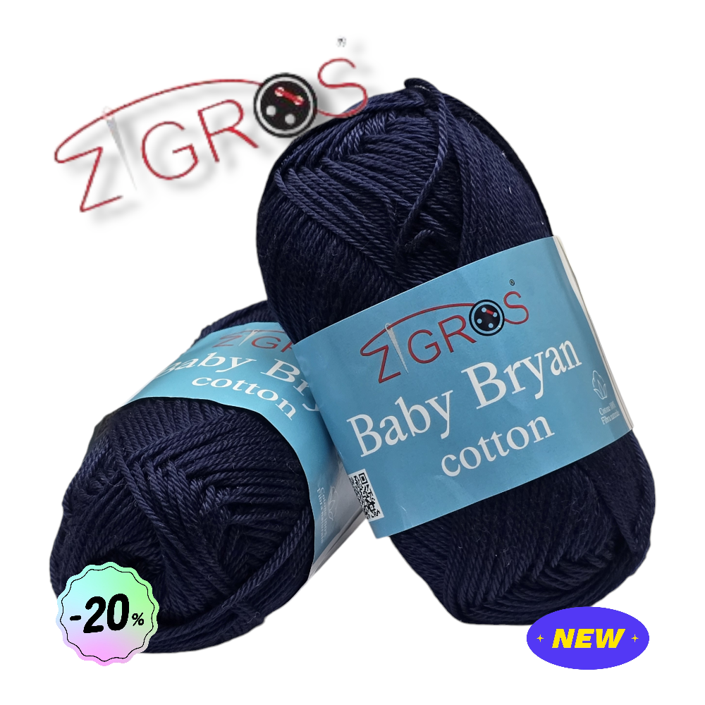 Cotone-Baby-Bryan 100% cotone 50gr 125mt