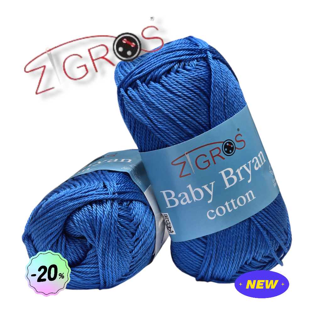 Cotone-Baby-Bryan 100% cotone 50gr 125mt